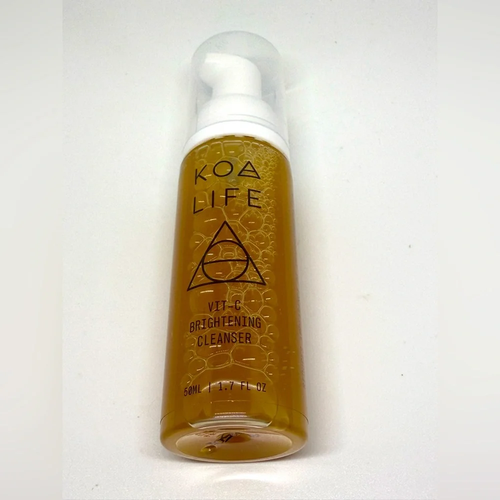 NEW KOA LIFE Vitamin C Vit-C Brightening‎ Cleanser Full Size 50mL Cleanses
